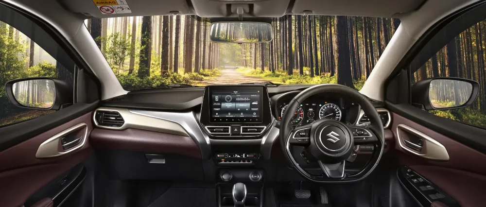 interior dashboard suzuki fronx
