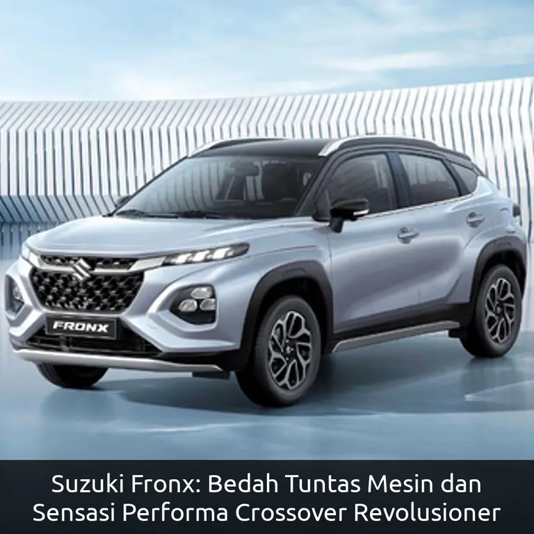 Suzuki Fronx: Bedah Tuntas Mesin dan Sensasi Performa Crossover Revolusioner