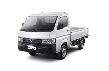 Suzuki Carry pick up berwarna putih.